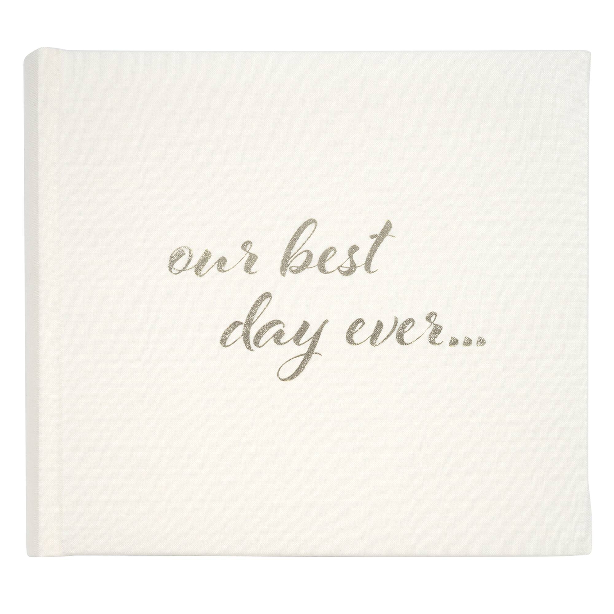 6 Pack: Cream Our Best Day Ever 2-Up Photo Album by Recollections™